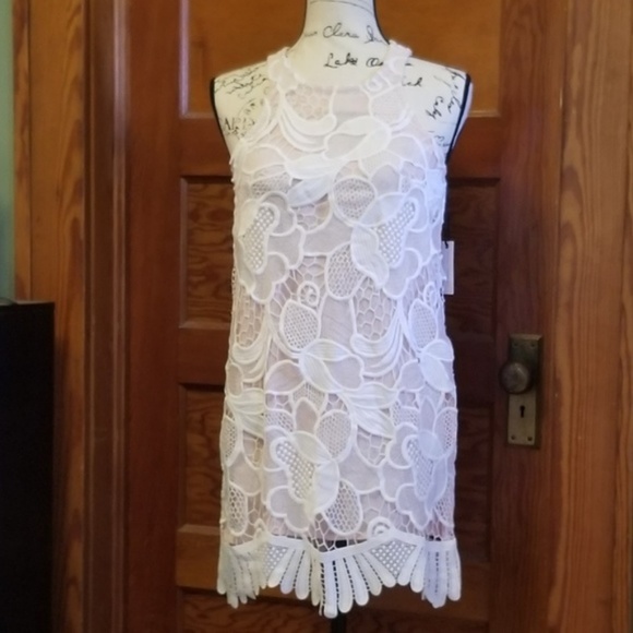 NWT Lovers and Friends Caspian shift dress white - Picture 2 of 8